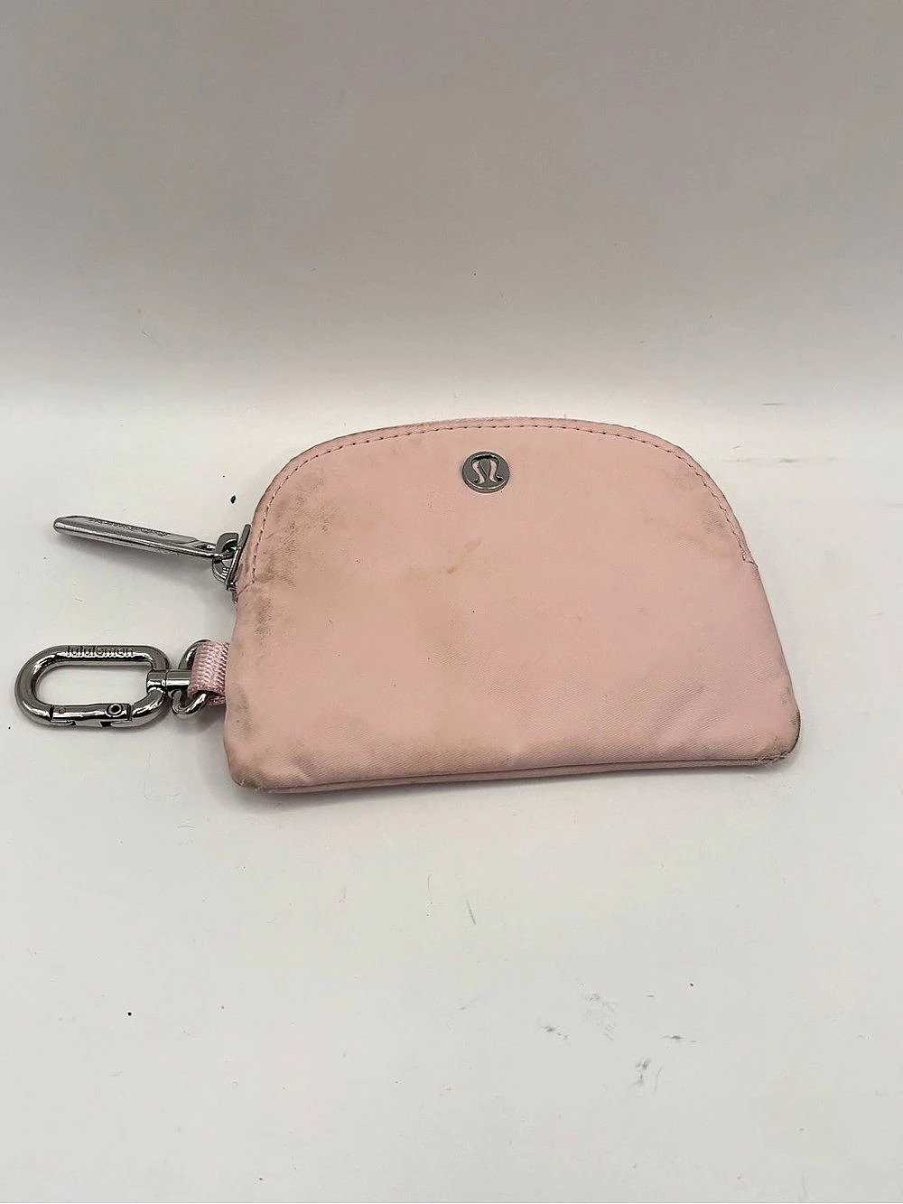 lululemon Dual Pouch Wristlet Pink Key Pouch